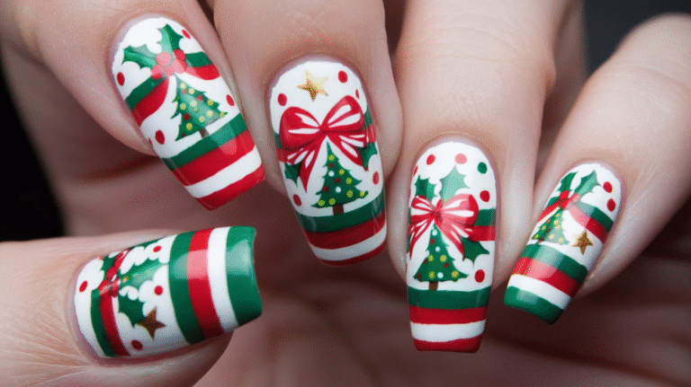 24 Christmas Nails