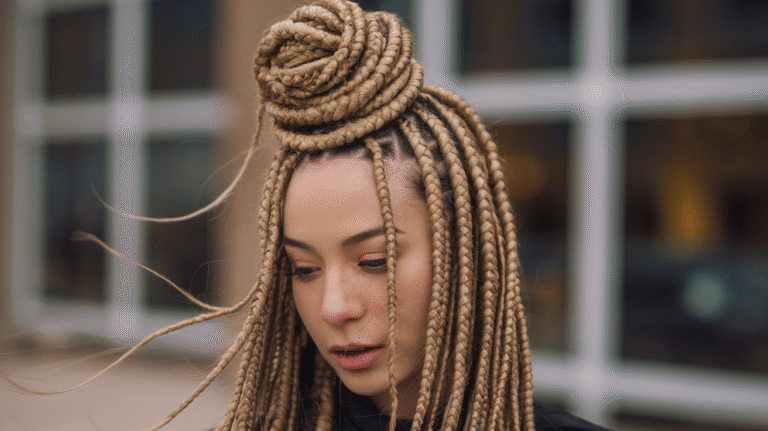 24 Big Box Braids Hairstyles