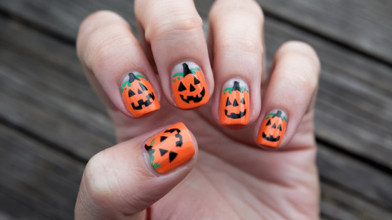 27 Pumpkin Nail Designs
