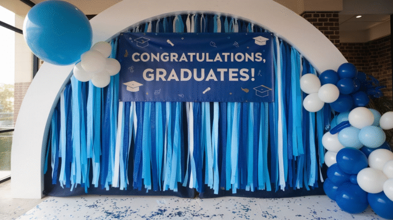 20 Graduation Party Backdrop Ideas